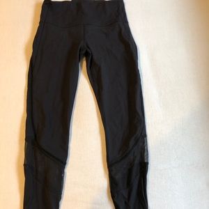Lululemon Black Mesh leggings